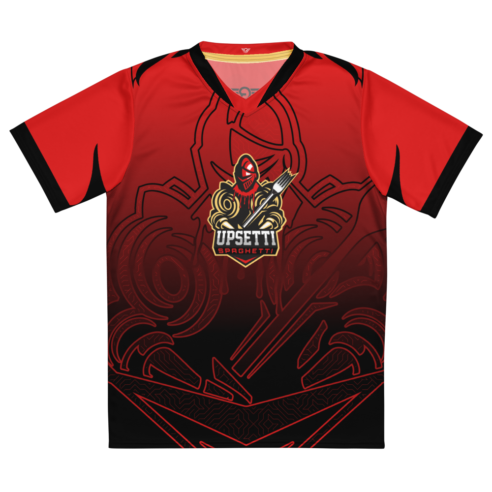 GearRivals x Upsetti Spaghetti | Recycled Unisex Sports Jersey Red