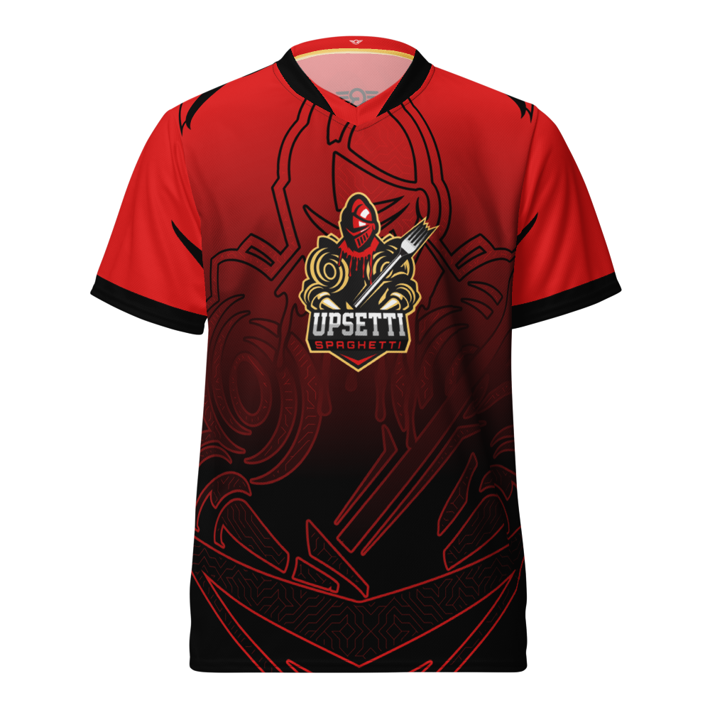 GearRivals x Upsetti Spaghetti | Recycled Unisex Sports Jersey Red