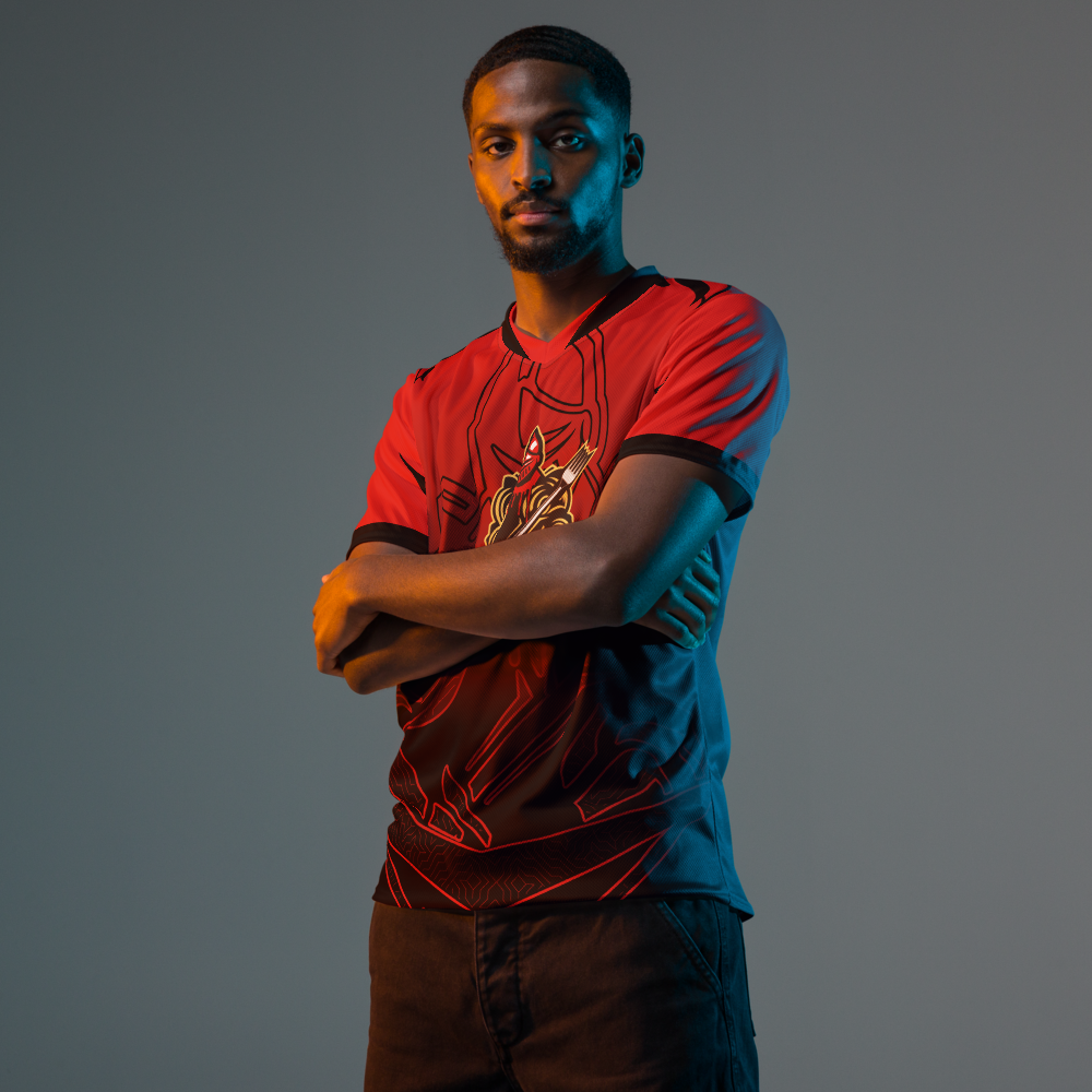 GearRivals x Upsetti Spaghetti | Recycled Unisex Sports Jersey Red