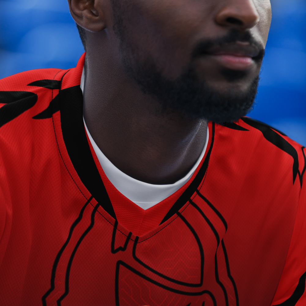 GearRivals x Upsetti Spaghetti | Recycled Unisex Sports Jersey Red
